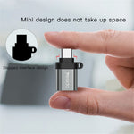 YESIDO GS06 Portable Type-C to USB OTG Connector Adapter with Keychain