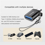 YESIDO GS06 Portable Type-C to USB OTG Connector Adapter with Keychain