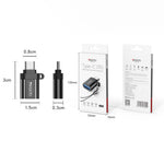 YESIDO GS06 Portable Type-C to USB OTG Connector Adapter with Keychain
