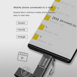 YESIDO GS07 Portable Micro USB to USB OTG Adapter with Keychain for Android Phone Tablet
