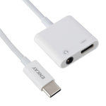 ENKAY HAT PRINCE ENK-AT106 USB C till 3,5 mm hörlursadapter Typ C hörlursuttag AUX-dongel ljudkonverterare
