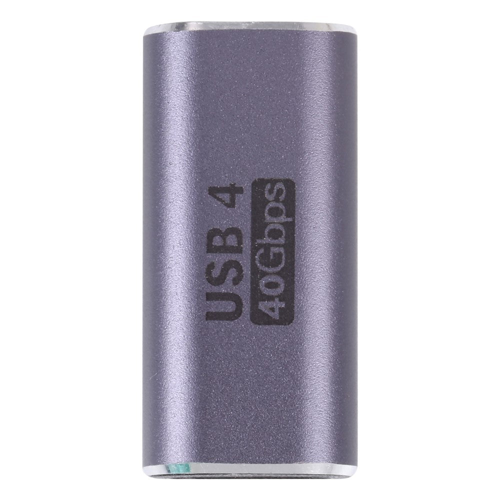 Elbow Type-C Male to Type-C Female USB4.0 40Gbps Data Transmission Converter Aluminum Alloy Charging Adapter