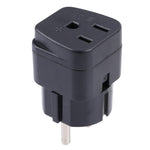 Portable Travel 3-Hole US to EU Plug Conversion Adapter Power Socket Converter Plug