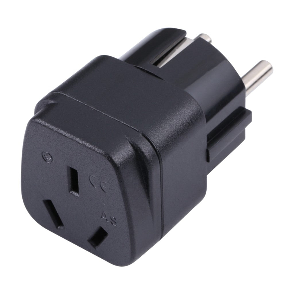 3-Hole AU to EU Plug Adapter Portable Travel Power Socket Conversion Plug