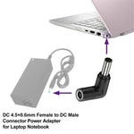 240W Mini Converter DC 4.5x0.6mm Female to DC 5.5x2.5mm Male Laptop Power Adapter Plug