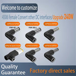 240W Mini Converter DC 4.5x0.6mm Female to DC 5.5x2.5mm Male Laptop Power Adapter Plug