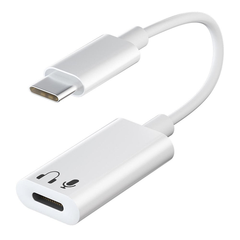 USB-C to iP Headphone Converter for iPhone 15 Series Huawei Samsung Xiaomi LG Type-C Headset Adapter