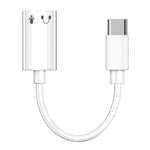 USB-C to iP Headphone Converter for iPhone 15 Series Huawei Samsung Xiaomi LG Type-C Headset Adapter
