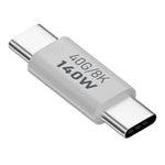 USB 3.1 USB-C Male to Type-C Male Adapter 40Gpbs Data Transfer 140W Charging