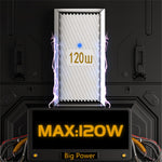 120W 10Gbps Mini Converter USB-A 3.1 Hun til Type-C Han Lige OTG Adapter