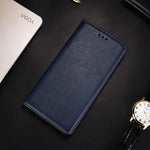Wallet Stand Auto-absorbed Leather Case for OnePlus Nord N10 5G