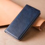 Wallet Stand Auto-absorbed Leather Case for OnePlus Nord N10 5G