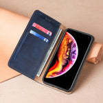 Wallet Stand Auto-absorbed Leather Case for OnePlus Nord N10 5G