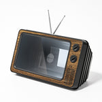 12 Inch Phone Screen Magnifier Retro TV Design 2-3X Amplifier for 4.0-6.6 Inch Smartphones