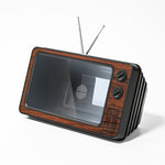 12 Inch Phone Screen Magnifier Retro TV Design 2-3X Amplifier for 4.0-6.6 Inch Smartphones