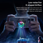ESSAGER K51 Magnetic Digital Display Phone Cooler RGB Lighting Gaming TEC Cooling Fan Radiator for Smartphone
