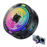 ESSAGER K50 Magnetic Digital Display Phone Cooler TEC Semiconductor AI Temperature Control RGB Lighting Cooling Fan for Gaming