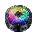 ESSAGER K50 Magnetic Digital Display Phone Cooler TEC Semiconductor AI Temperature Control RGB Lighting Cooling Fan for Gaming