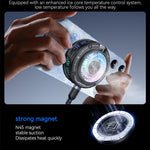 YESIDO C324 Magnetic Phone Cooler Semiconductor Radiator Digital Display RGB Gaming Cooling Fan