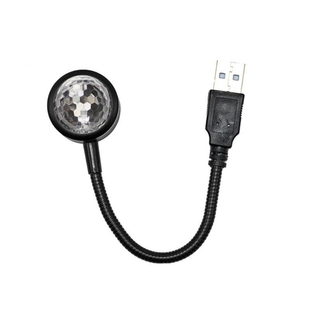 M9 Nattlampa för biltak LED-atmosfärlampa Bärbar justerbar USB Romantisk atmosfärsdekorationslampa för bilar, sovrum, fester