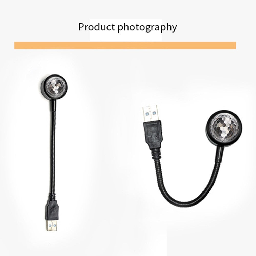 M9 Nattlampa för biltak LED-atmosfärlampa Bärbar justerbar USB Romantisk atmosfärsdekorationslampa för bilar, sovrum, fester