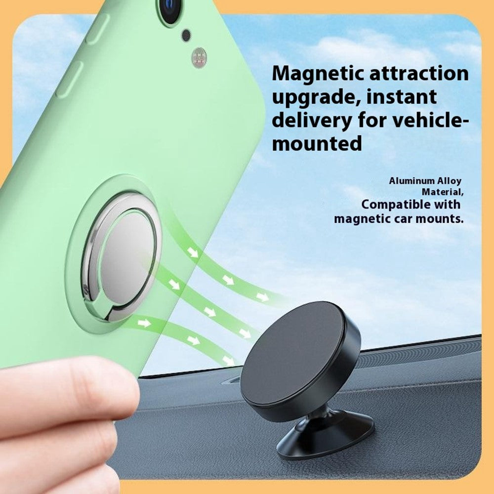 Magnetic Phone Ring Holder 360 Degree Rotation Adjustable Kickstand Finger Grip