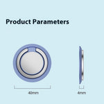 Magnetic Phone Ring Holder 360 Degree Rotation Adjustable Kickstand Finger Grip