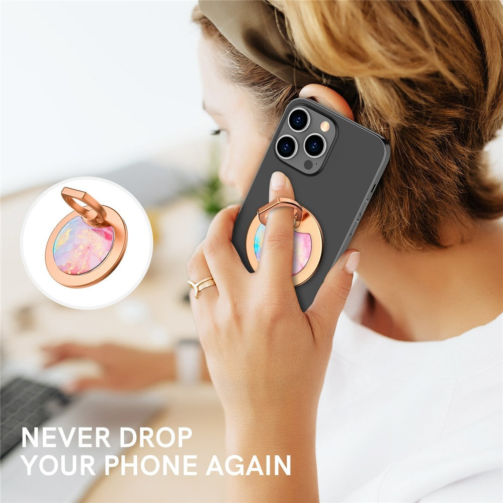 AHASTYLE DD-01 Phone Ring Holder Aluminum Alloy Phone Grip Stand Adjustable Angle