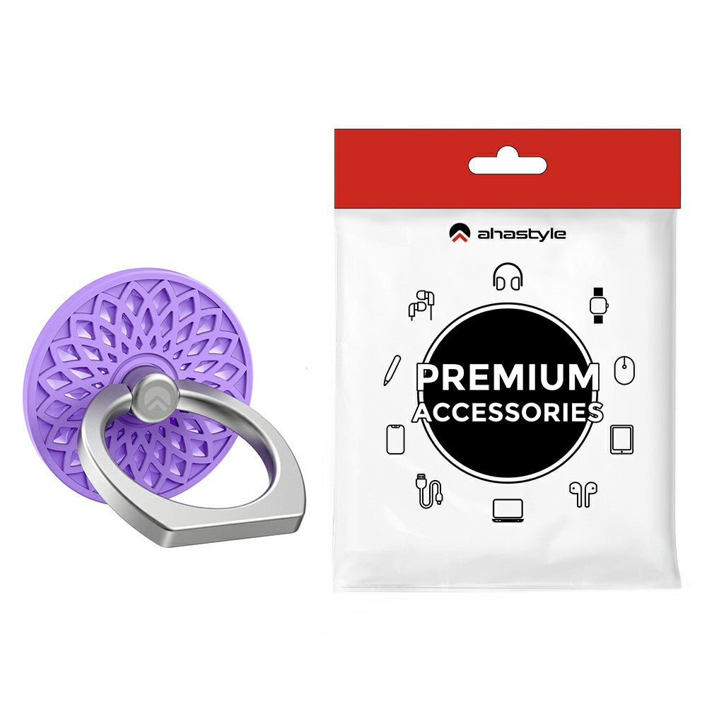 AHASTYLE ST13 Metal Ring Stand Phone Holder 360-Degree Adjustable Anti Drop Comfortable Grip