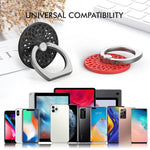 AHASTYLE ST13 Metal Ring Stand Phone Holder 360-Degree Adjustable Anti Drop Comfortable Grip