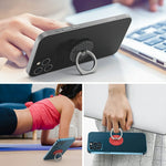 AHASTYLE ST13 Metal Ring Stand Phone Holder 360-Degree Adjustable Anti Drop Comfortable Grip