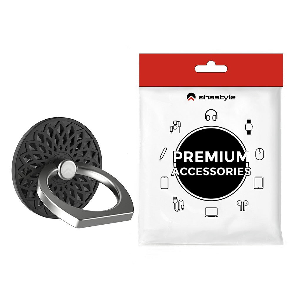 AHASTYLE ST13 Metal Ring Stand Phone Holder 360-Degree Adjustable Anti Drop Comfortable Grip