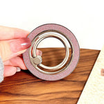 Phone Ring Kickstand Magnetic Glitter Ring Holder Zinc Alloy 360 Rotating Phone Gript