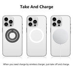 Double Ring Double Sided Magnetic Phone Ring Holder Ultra Strong Magnets 180° Flip Kickstand