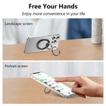 Double Ring Double Sided Magnetic Phone Ring Holder Ultra Strong Magnets 180° Flip Kickstand
