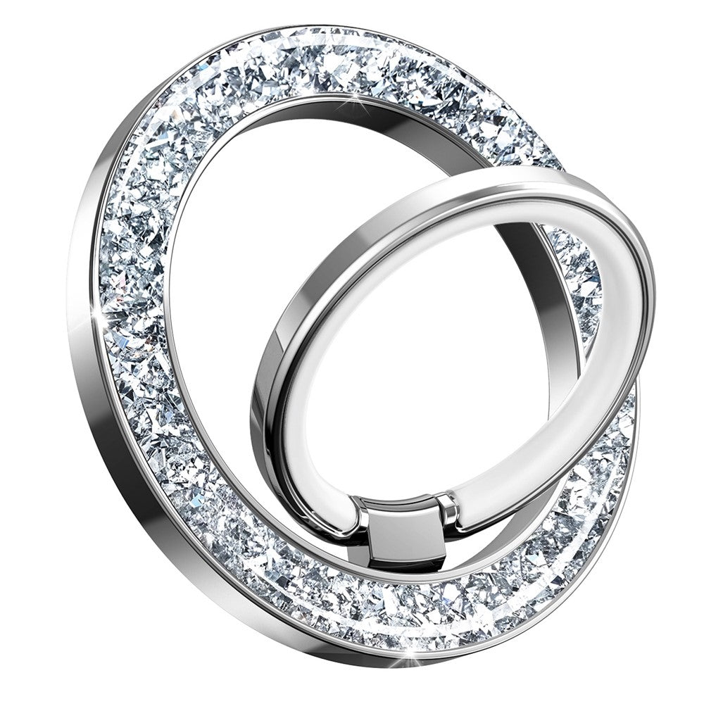 Phone Ring Holder Epoxy Glitter Crystal Diamond Ring Stand 125° Flip Ring Grip Desktop Kickstand