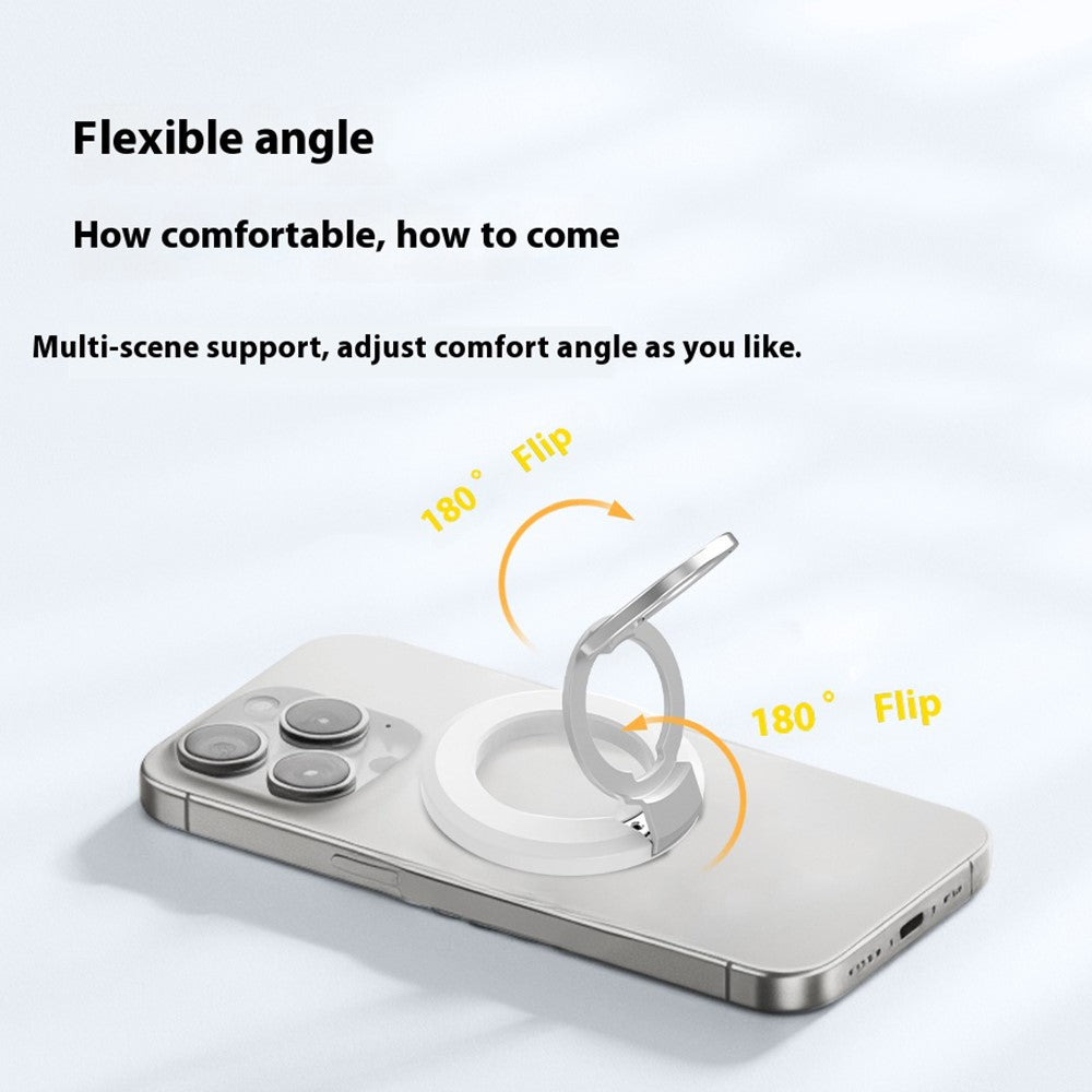Magnetic Ring Holder Donut Shape Phone Stand 360° Flip Desktop Kickstand