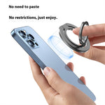 MP-38 Dual Ring Magnetic Phone Stand 125° Rotation Desktop Holder Double Sided Strong Magnet Phone Kickstand