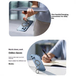 MP-38 Dual Ring Magnetic Phone Stand 125° Rotation Desktop Holder Double Sided Strong Magnet Phone Kickstand