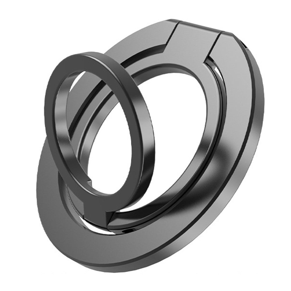 MP-38 Dual Ring Magnetic Phone Stand 125° Rotation Desktop Holder Double Sided Strong Magnet Phone Kickstand