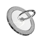 Glitter Magnetic Ring Holder Stand 360° Rotating Phone Grip Finger Ring Kickstand