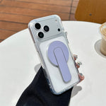 BP-1RH Magnetic Phone Stand PU Leather Push-Pull Ring Holder Foldable Grip for Smartphone