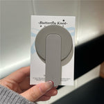 BP-1R Push-Pull Magnetic Phone Stand Ring Holder Skin Touch Finger Ring Strap Kickstand