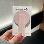 BP-1R Push-Pull Magnetic Phone Stand Ring Holder Skin Touch Finger Ring Strap Kickstand