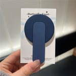 BP-1R Push-Pull Magnetic Phone Stand Ring Holder Skin Touch Finger Ring Strap Kickstand