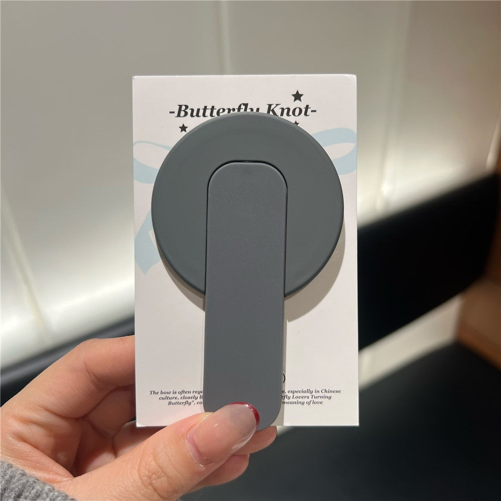 BP-1R Push-Pull Magnetic Phone Stand Ring Holder Skin Touch Finger Ring Strap Kickstand