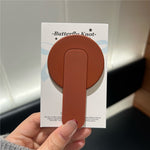 BP-1R Push-Pull Magnetic Phone Stand Ring Holder Skin Touch Finger Ring Strap Kickstand