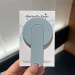 BP-1R Push-Pull Magnetic Phone Stand Ring Holder Skin Touch Finger Ring Strap Kickstand