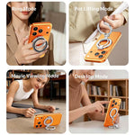 COTECI BS-038 Magnetic Phone Grip Holder Three-Ring Dual-Sided Adjustment Aluminum Alloy Stand for Desktop Refrigerator Car