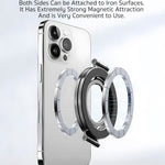 COTECI BS-038 Magnetic Phone Grip Holder Three-Ring Dual-Sided Adjustment Aluminum Alloy Stand for Desktop Refrigerator Car